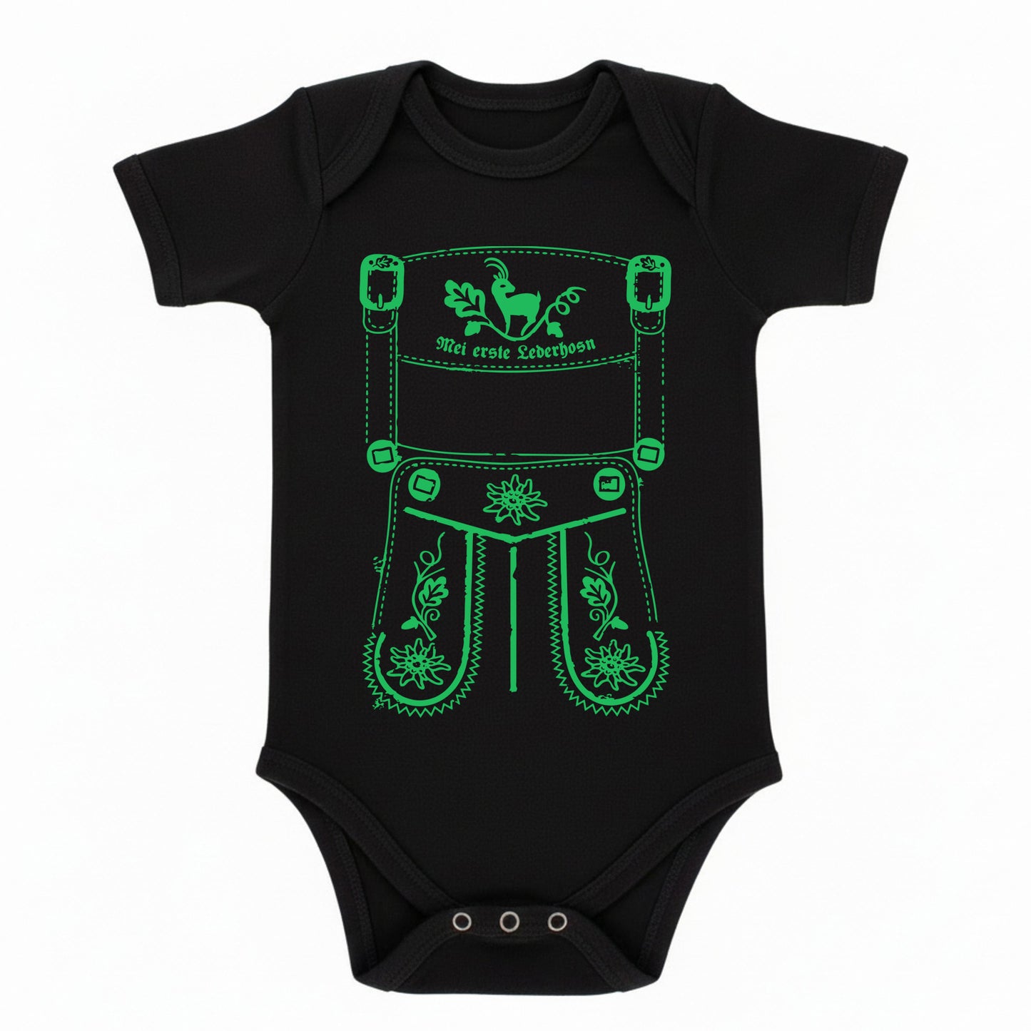 Baby Body Lederhose "Mei erste Lederhosn"