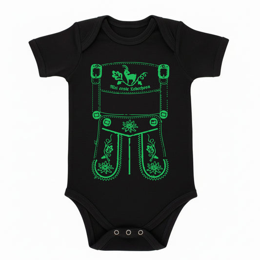 Baby Body Lederhose "Mei erste Lederhosn"