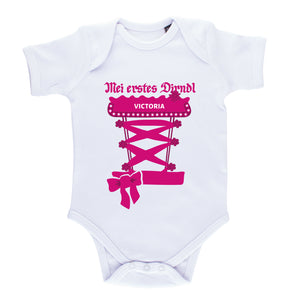Baby Body Dirndl mit Wunschname - meinherzschlag.de
