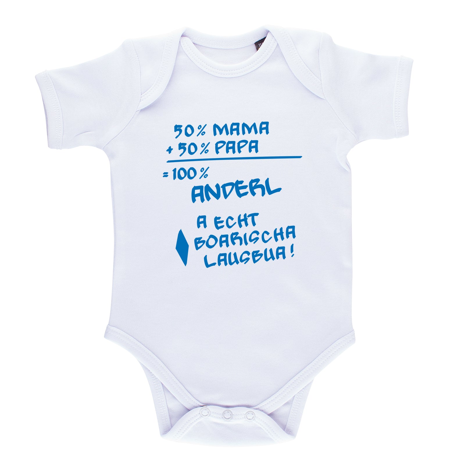 Baby Body "Lausbua" mit Wunschname - meinherzschlag.de