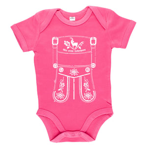 Baby Body Lederhose "Mei erste Lederhosn" - meinherzschlag.de