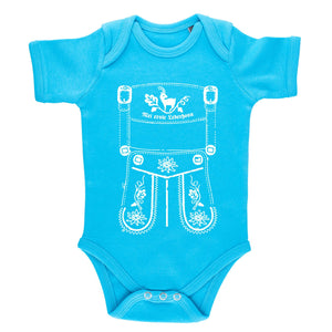 Baby Body Lederhose "Mei erste Lederhosn" - meinherzschlag.de