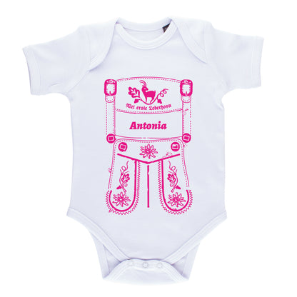 Baby Body Lederhose mit Wunschname - meinherzschlag.de