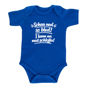 Baby Body "Schau ned so bled!" von meinherzschlag – Produktbild 4 von 8.