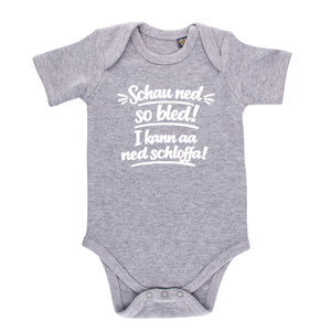 Baby Body "Schau ned so bled!" von meinherzschlag – Produktbild 1 von 8.
