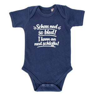 Baby Body "Schau ned so bled!" von meinherzschlag – Produktbild 3 von 8.