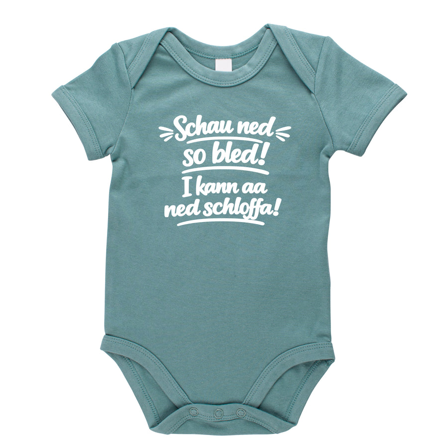 Baby Body "Schau ned so bled!" von meinherzschlag – Produktbild 6 von 8.