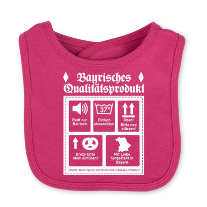 Babylätzchen "Bayrisches Qualitätsprodukt" - meinherzschlag.de