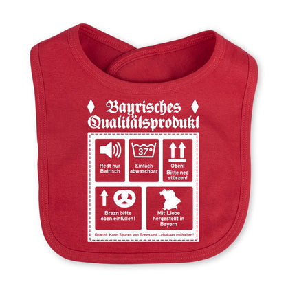 Babylätzchen "Bayrisches Qualitätsprodukt" - meinherzschlag.de