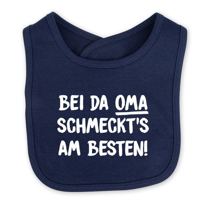 Babylätzchen "Bei da Oma schmeckt's am Besten!" - meinherzschlag.de
