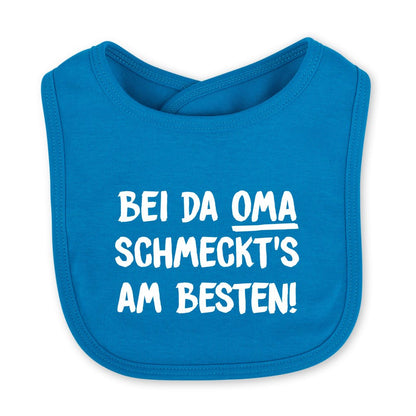 Babylätzchen "Bei da Oma schmeckt's am Besten!" - meinherzschlag.de