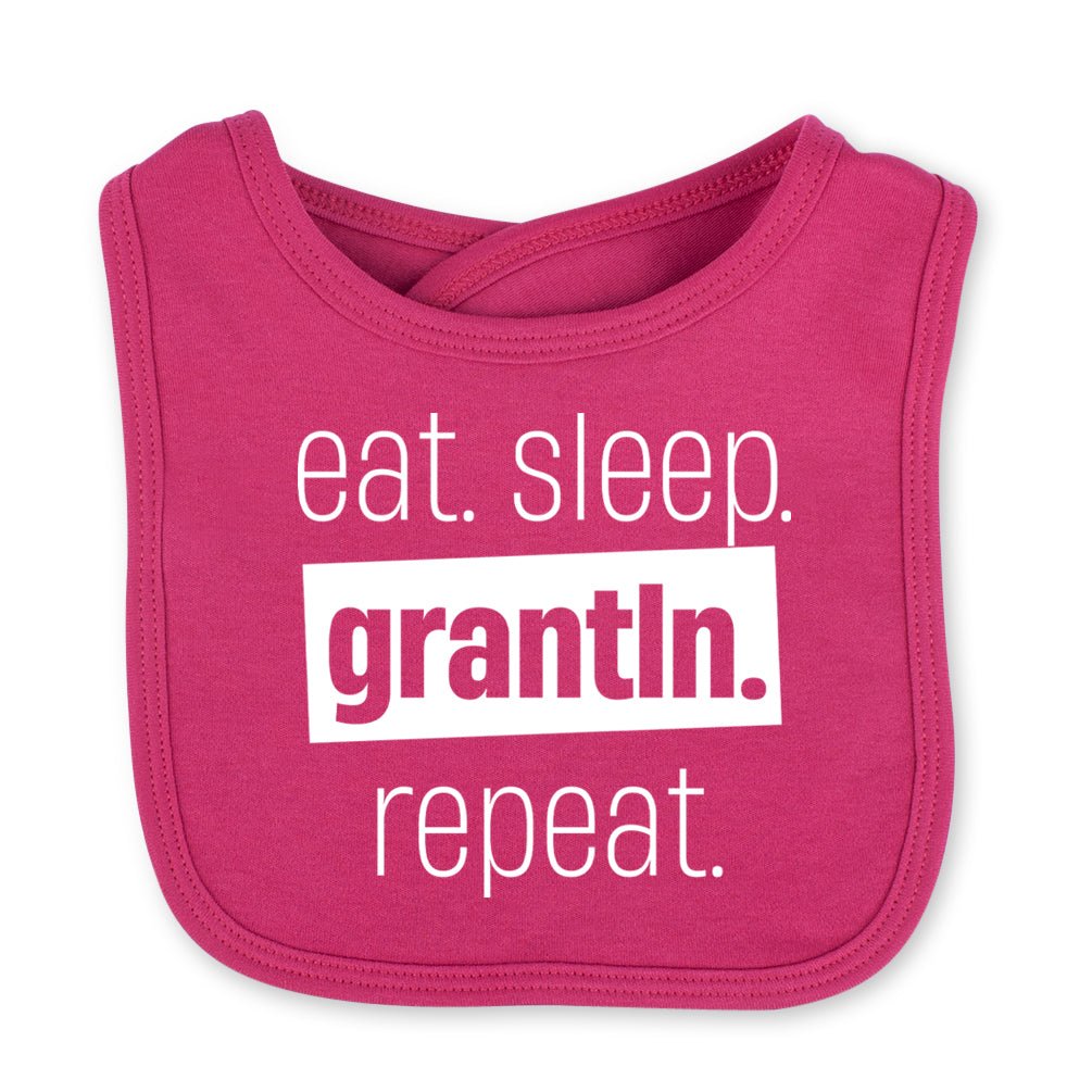 Babylätzchen "Eat. Sleep. Grantln. Repeat." - meinherzschlag.de