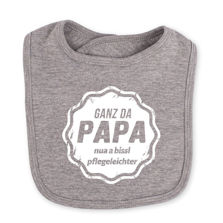 Babylätzchen "Ganz da Papa" - meinherzschlag.de