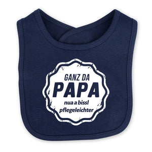Babylätzchen "Ganz da Papa" - meinherzschlag.de