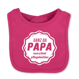 Babylätzchen "Ganz da Papa" - meinherzschlag.de
