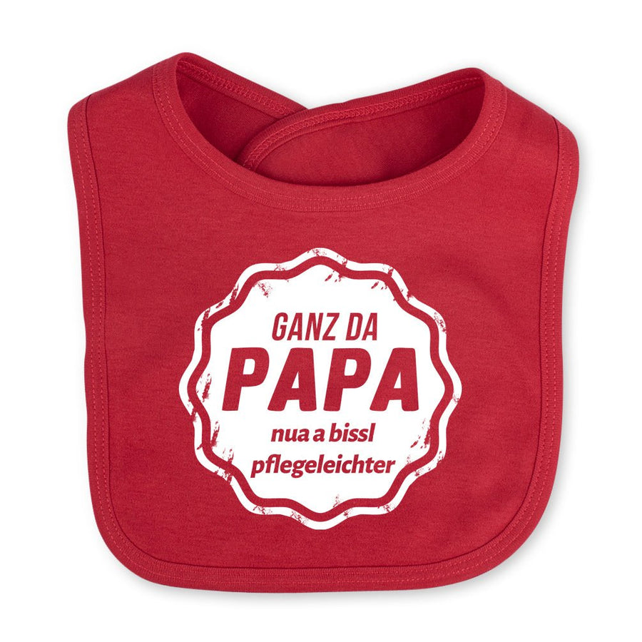 Babylätzchen "Ganz da Papa" - meinherzschlag.de