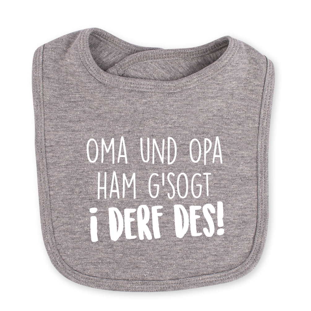 Babylätzchen "I derf des!"