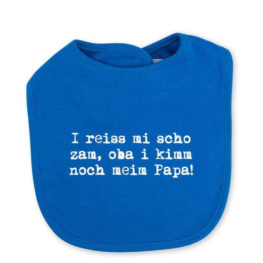 Babylätzchen "I reiss mi scho zam!" - meinherzschlag.de
