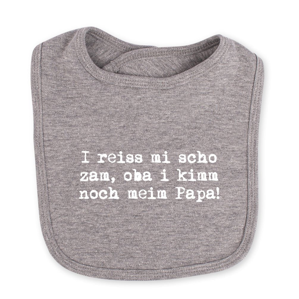 Babylätzchen "I reiss mi scho zam!" - meinherzschlag.de