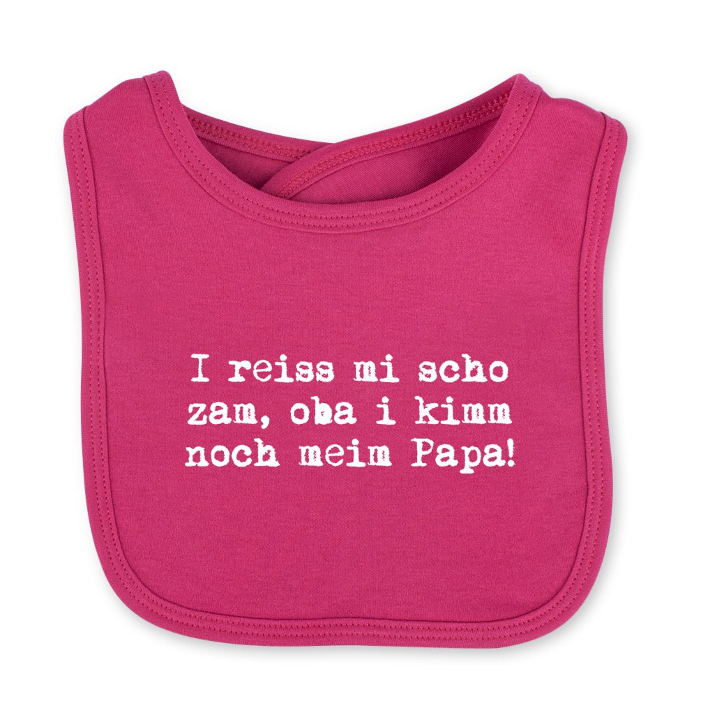 Babylätzchen "I reiss mi scho zam!" - meinherzschlag.de