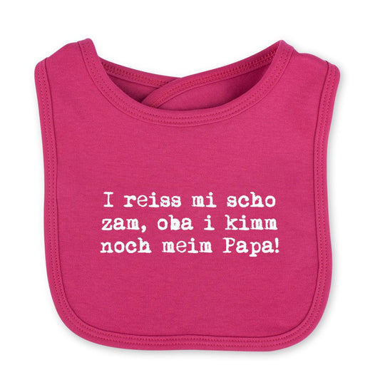 Babylätzchen "I reiss mi scho zam!" - meinherzschlag.de