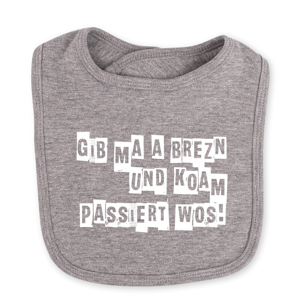 Babylätzchen "Koam passiert wos!" - meinherzschlag.de