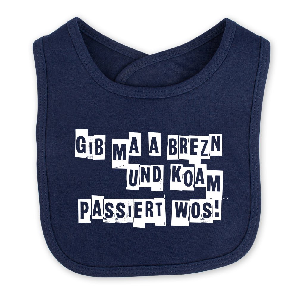Babylätzchen "Koam passiert wos!" - meinherzschlag.de