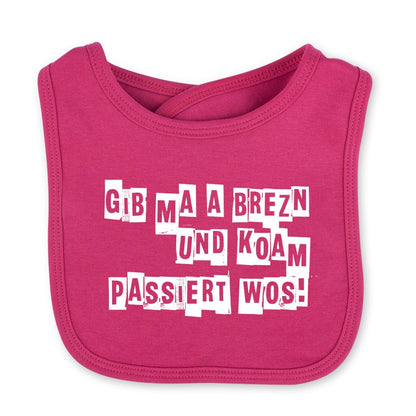 Babylätzchen "Koam passiert wos!" - meinherzschlag.de