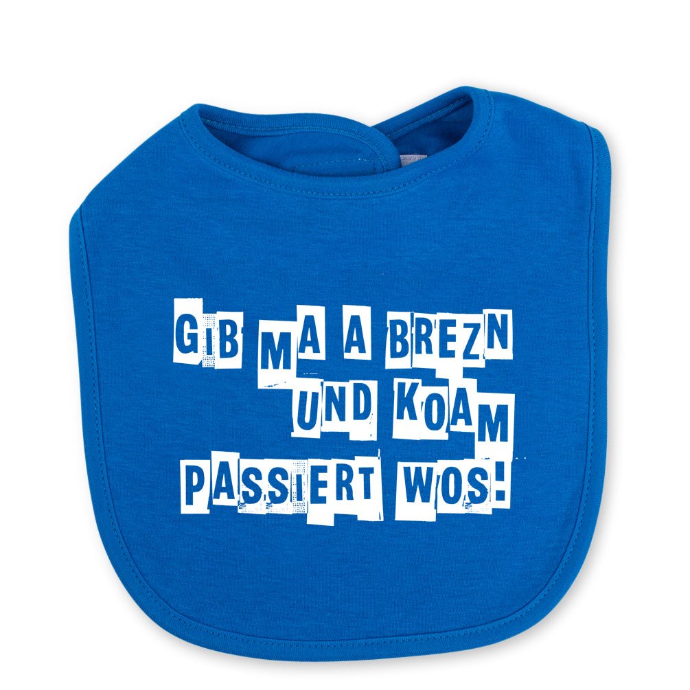 Babylätzchen "Koam passiert wos!" - meinherzschlag.de