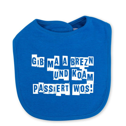 Babylätzchen "Koam passiert wos!" - meinherzschlag.de