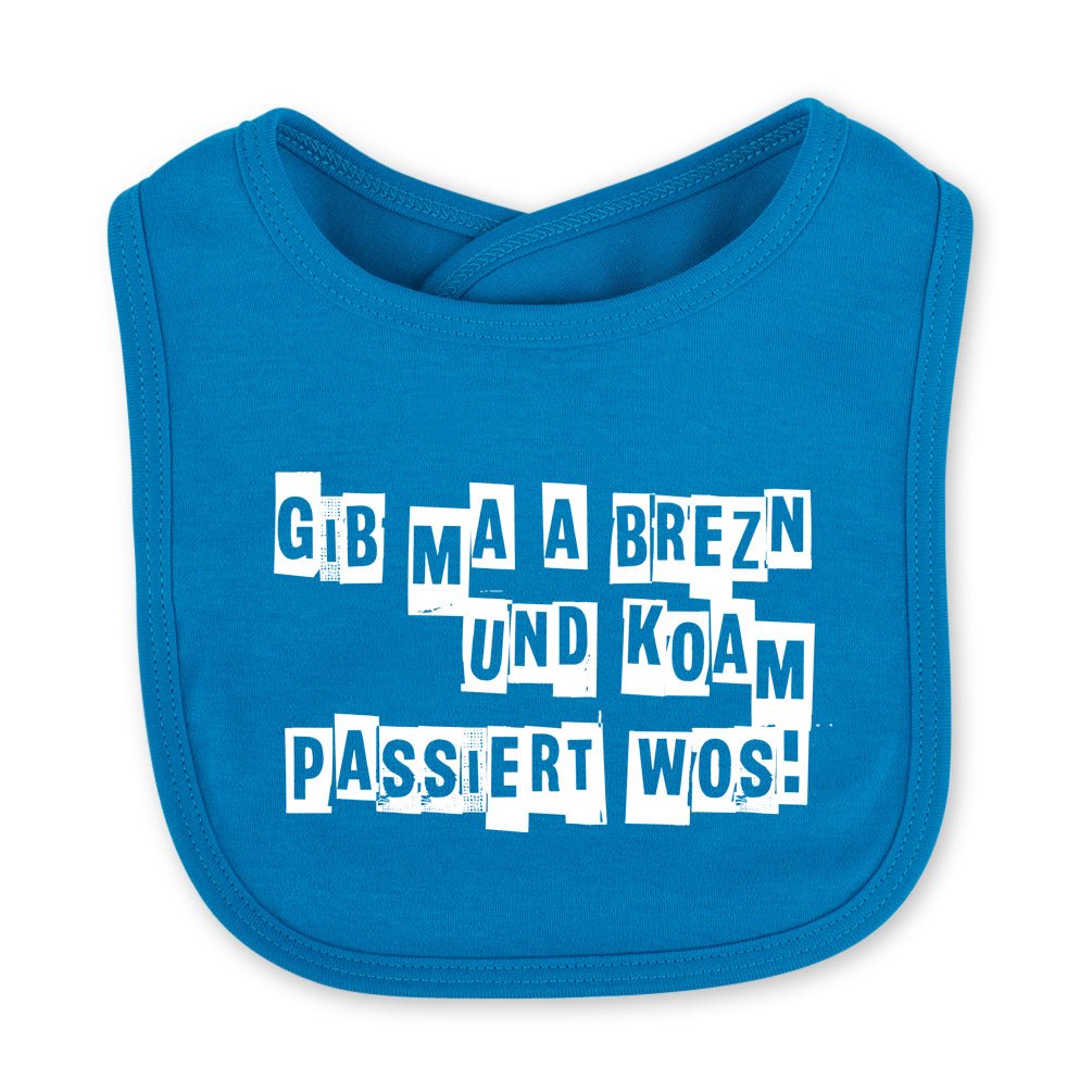 Babylätzchen "Koam passiert wos!" - meinherzschlag.de