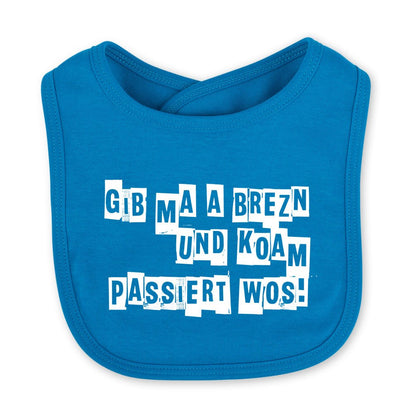 Babylätzchen "Koam passiert wos!" - meinherzschlag.de