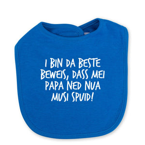 Babylätzchen "Musi spuid!" - meinherzschlag.de