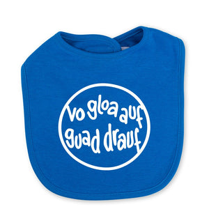Babylätzchen "Vo gloa auf guad drauf" - meinherzschlag.de