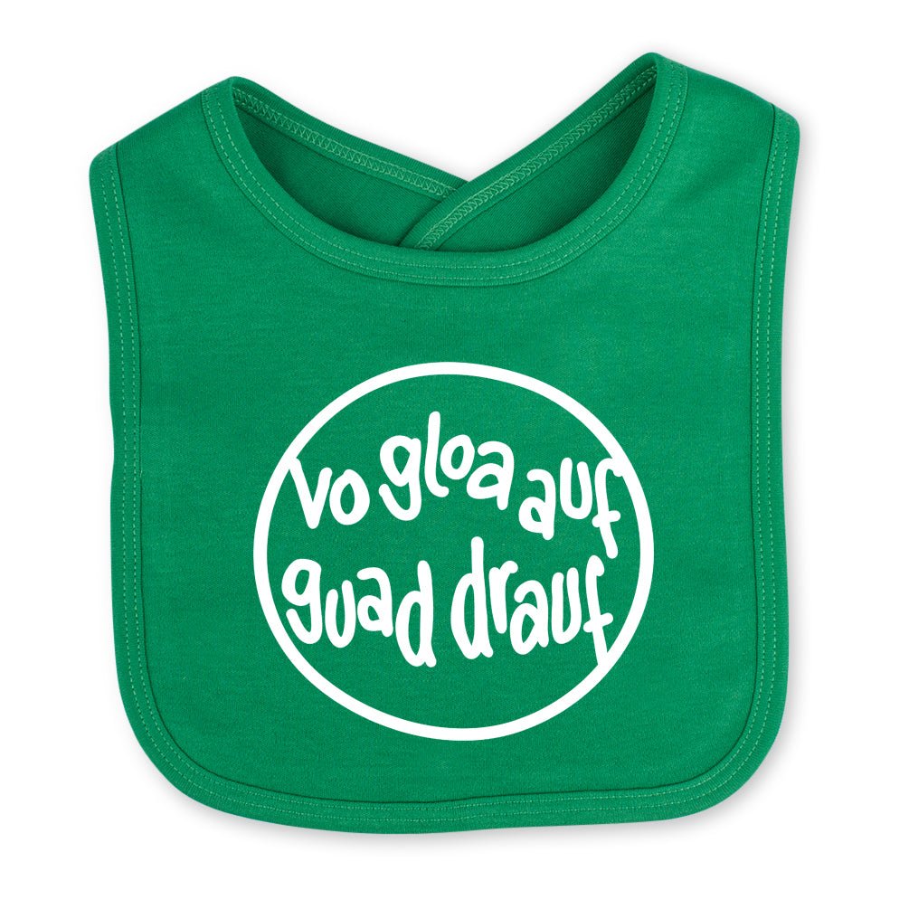 Babylätzchen "Vo gloa auf guad drauf" - meinherzschlag.de