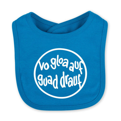 Babylätzchen "Vo gloa auf guad drauf" - meinherzschlag.de