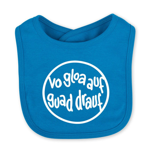 Babylätzchen "Vo gloa auf guad drauf" - meinherzschlag.de