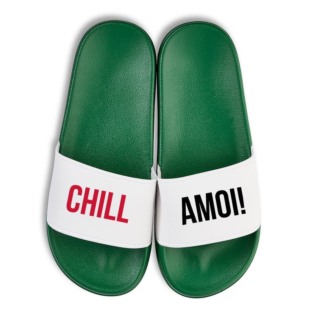 Badelatschen "Chill Amoi!" - meinherzschlag.de