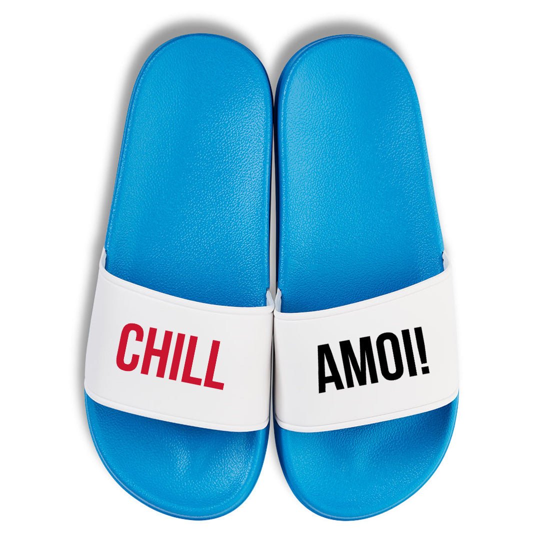 Badelatschen "Chill Amoi!" - meinherzschlag.de