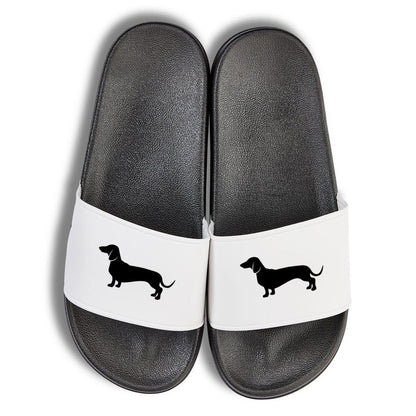 Badelatschen "Dackel" - meinherzschlag.de