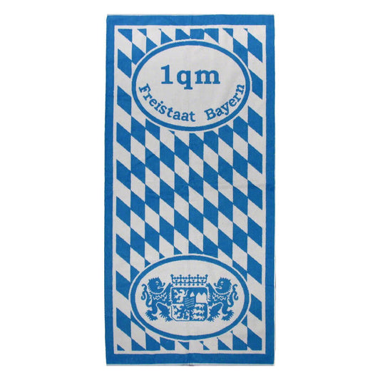 Badetuch "1 qm Freistaat Bayern" - meinherzschlag.de
