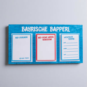 Haftnotizen "Bayrische Bapperl" - meinherzschlag.de