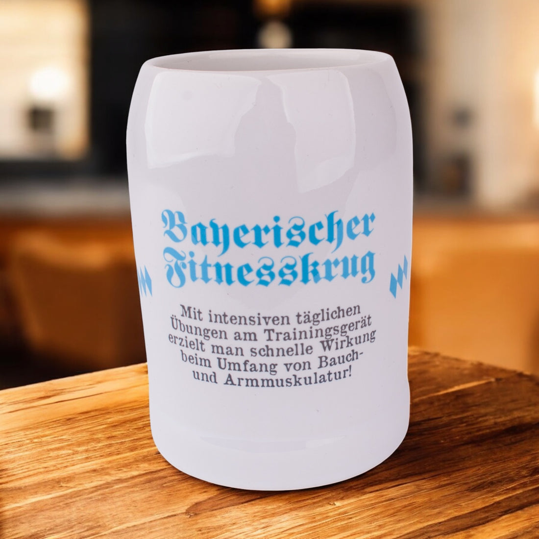 Bierkrug "Bayerischer Fitnesskrug"