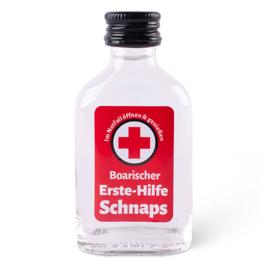 Boarischer Erste - Hilfe - Schnaps - meinherzschlag.de