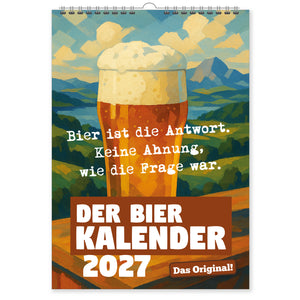 Der Bier-Kalender 2027 von meinherzschlag – Produktbild 1 von 2.