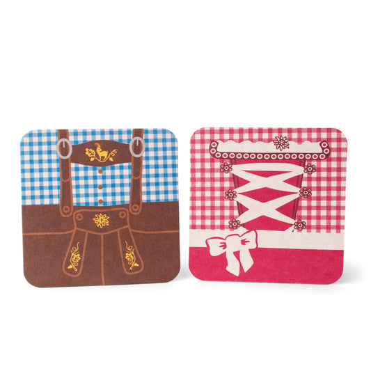 Bierfuizl "Dirndl & Lederhose" (10 Stück) - meinherzschlag.de