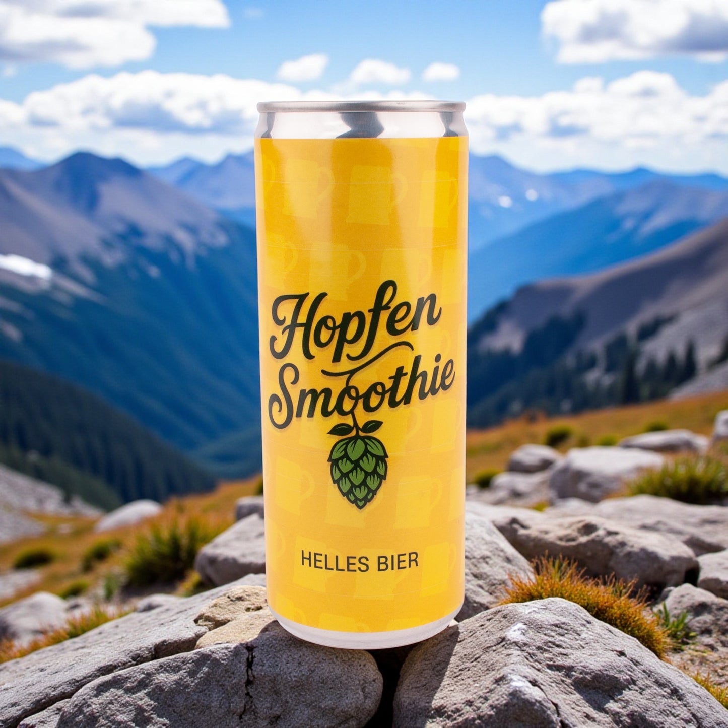 Bierdose "Hopfensmoothie" - meinherzschlag.de