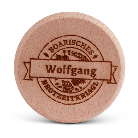 Bierglasdeckel "Brotzeitkriagl" mit Wunschname - meinherzschlag.de