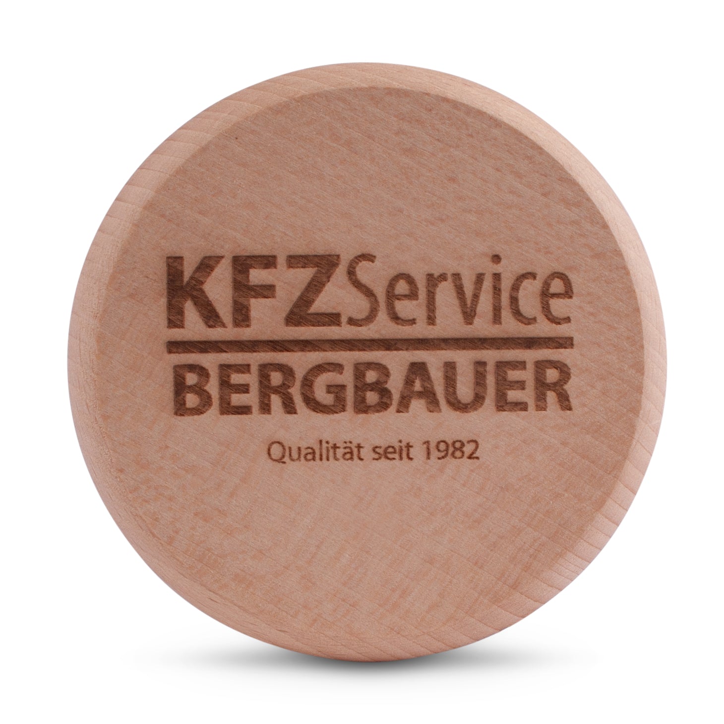 Bierglasdeckel mit Wunschgravur (Logo/Wappen) - meinherzschlag.de