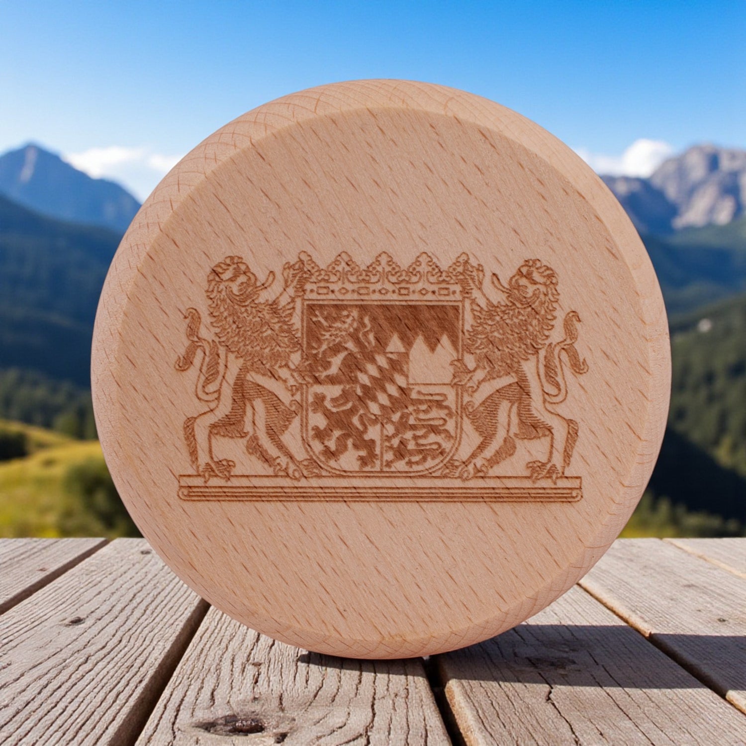 Bierglasdeckel &quot;Bayernwappen&quot;